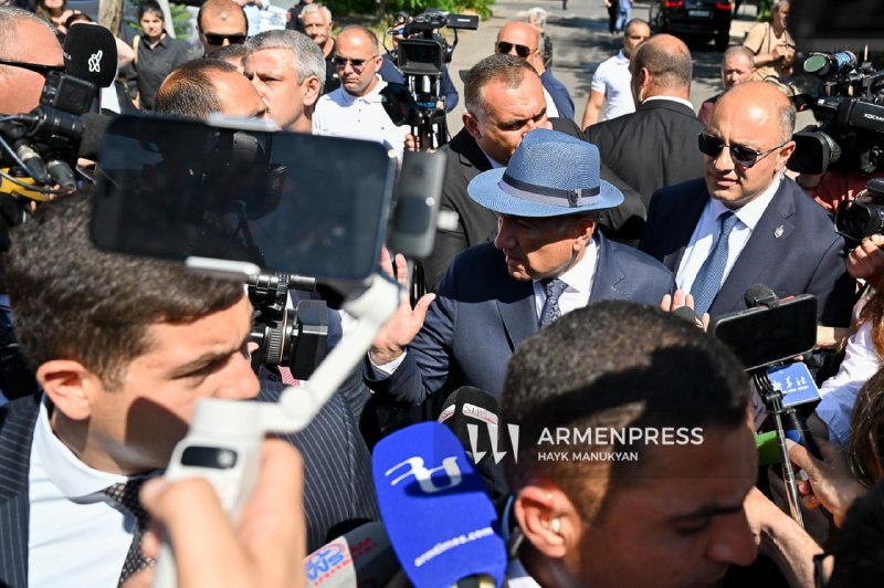 Премьер-министр Армении Никол Пашинян после голосования на парламентских выборах
