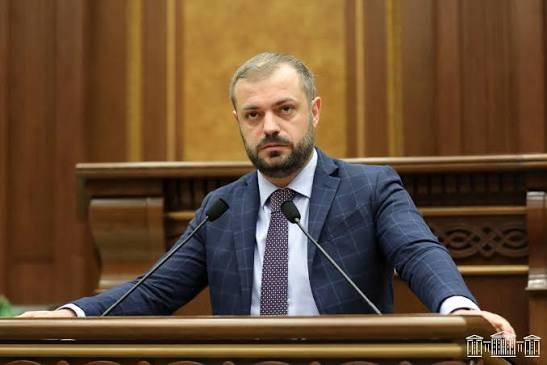 Министр экономики Армении Геворг Папоян на заседании