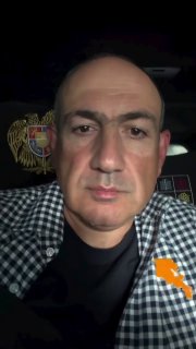 Премьер-министр Армении Никол Пашинян выступает с заявлением