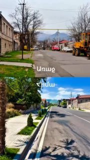 Избирательный участок в Севане с видимыми бюллетенями и урнами для голосования