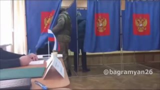 Избирательный участок в Севане, работа наблюдателей