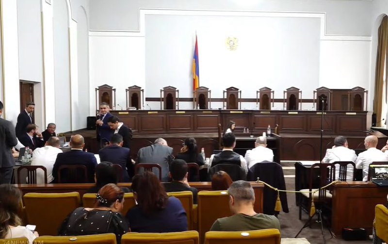Заседание Конституционного суда Армении в Ереване