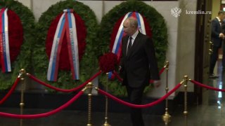 Церемония прощания с экс-министром обороны Сергеем Ивановым в Москве