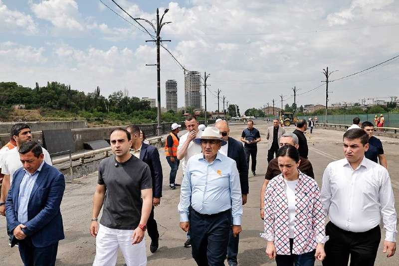 Мост Киевян в Севане, ремонтные работы, премьер-министр Армении